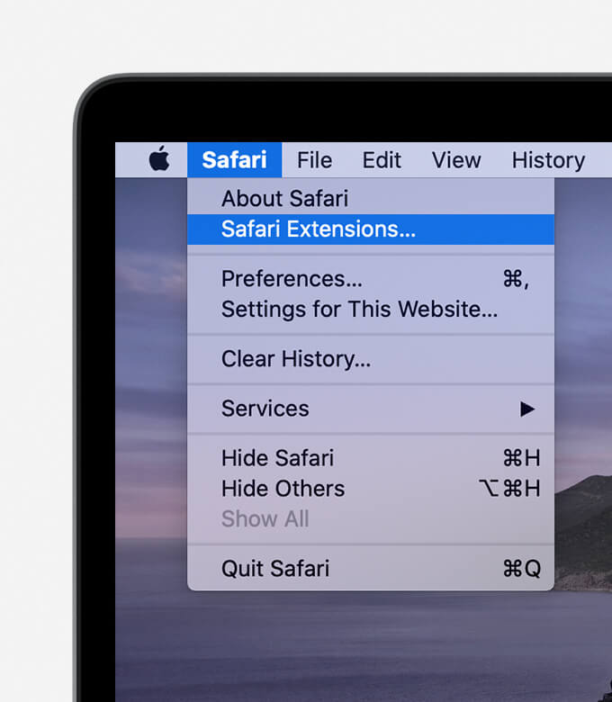 Remove App Extensions on Safari