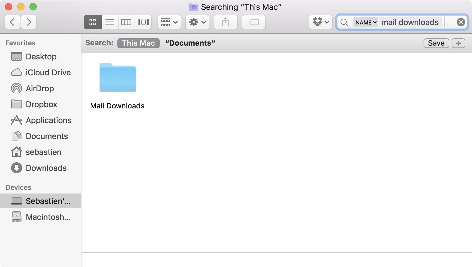 Remove Mail Attachments in Finder