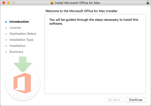 Install the Microsoft Office on Mac