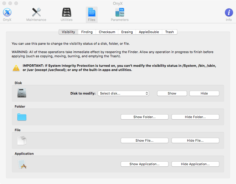 Onyx For Mac Files