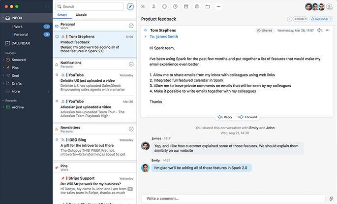 Best Email Client for Mac Spark