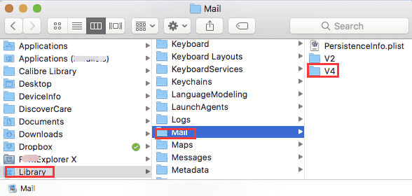 Clear Mac Mail Cache