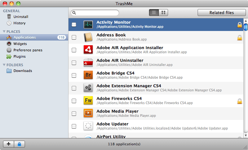 Mac Uninstaller TrashMe
