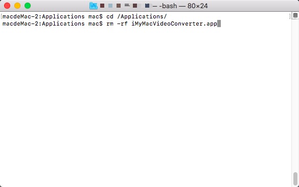 Force Delete Apps On Mac Using Terminal