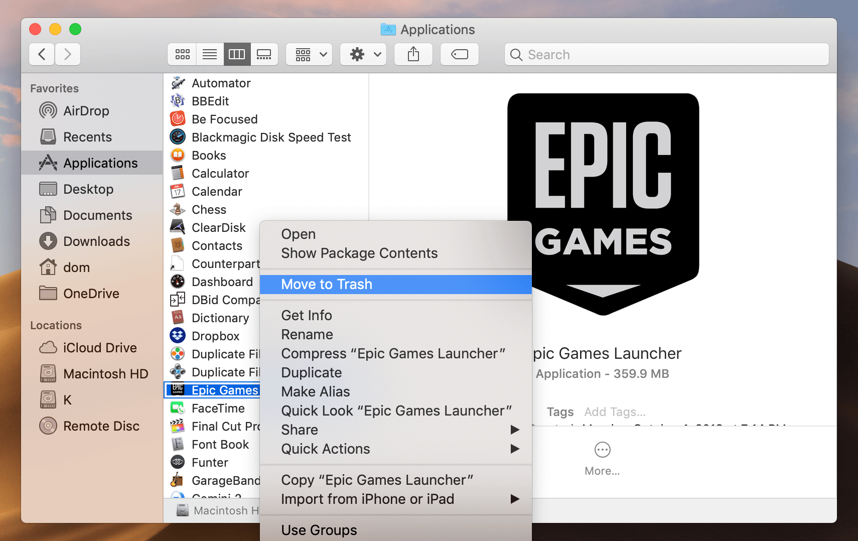 Epic Games Launcher