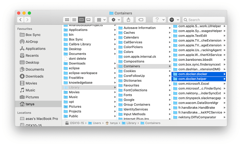 Uninstall Docker on Mac