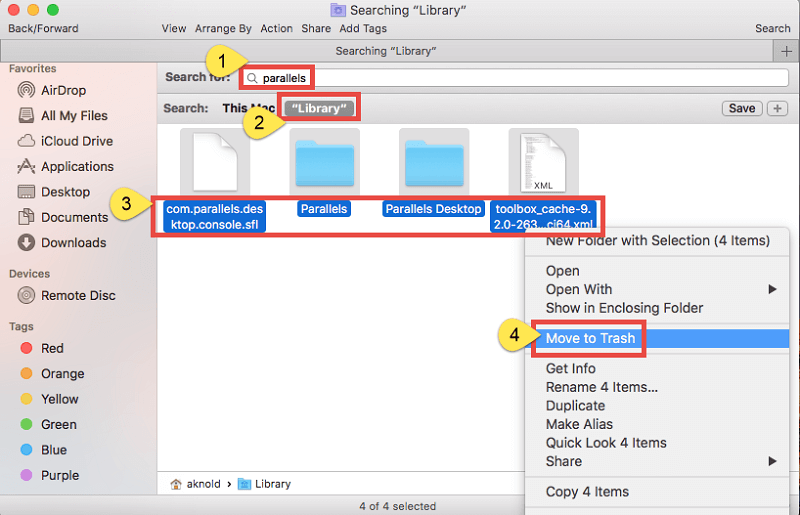 Uninstall The Virtual machine In Parallel Desktop