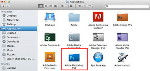 Uninstalling Adobe Photoshop CS5 Within Mac Computers